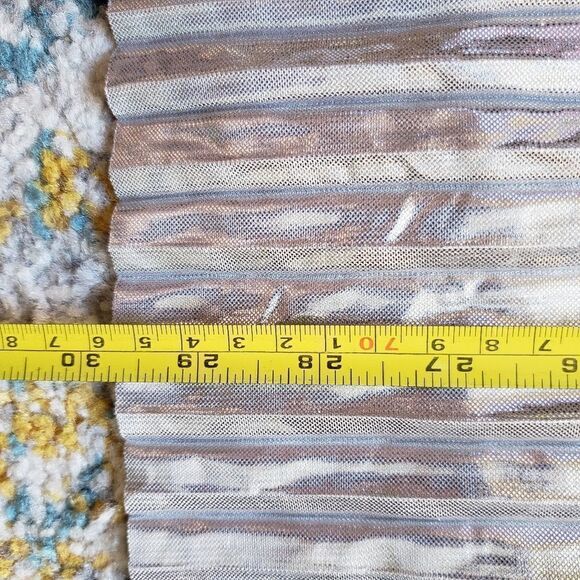 INC silver metallic skirt - Picture 16 of 16